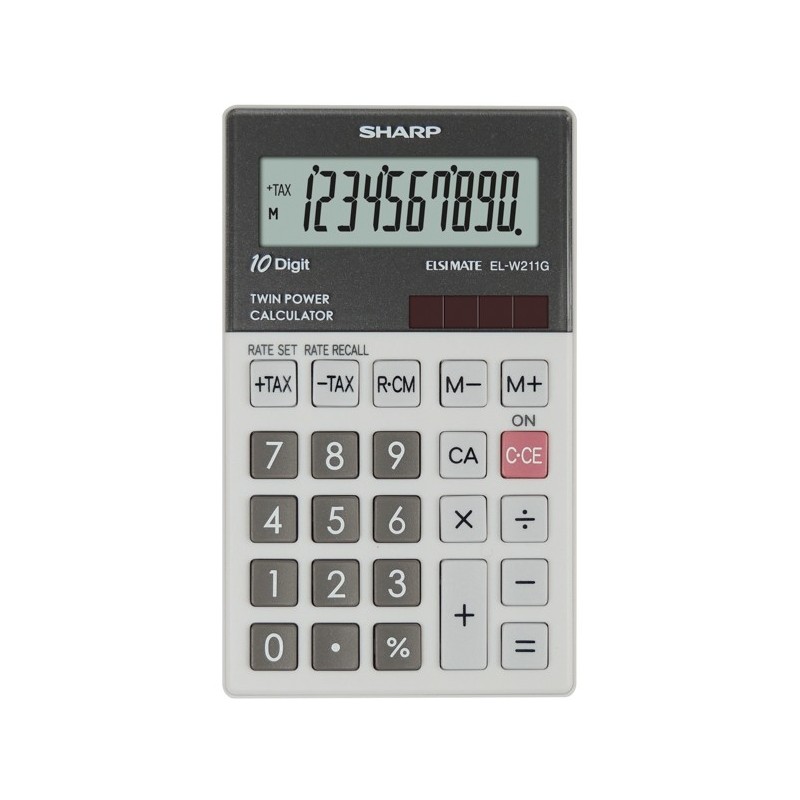 CALCOLATRICE FINANZIARIA SH-ELW211GGY GRIGIO