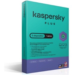 SOFTWARE SUPERSLIMBOX PLUS ANTIVIRUS FIREWALL FULL 1 LICENZA 1 ANNO 5 DISPOSITIVI KL1042T5EFS-SSB