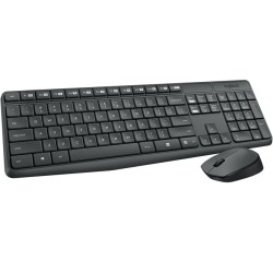 KIT MK235 TASTIERA + MOUSE WIRELESS NERA
