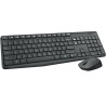 KIT MK235 TASTIERA + MOUSE WIRELESS NERA