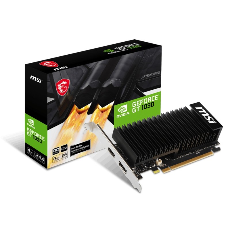 SCHEDA VIDEO GEFORCE GT1030 4GB 4GHD4 LP OC V812-037R 4 GB PCI-E