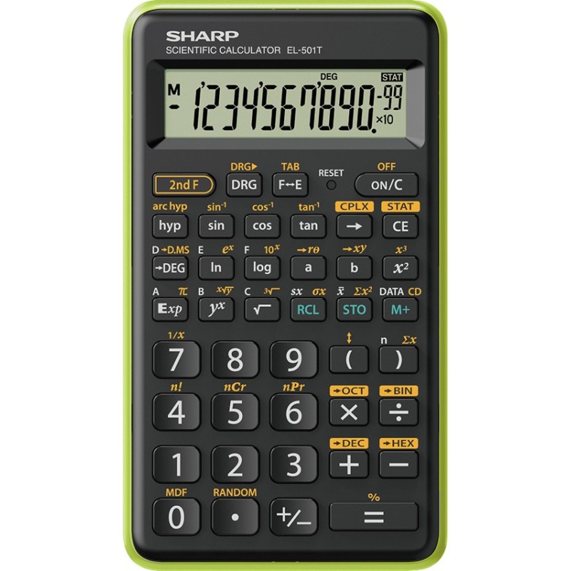 CALCOLATRICE SCIENTIFICA 131 FUNZIONI SH-EL501TBGR VERDE