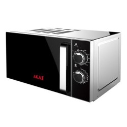 FORNO A MICROONDE CON GRILL AKMW201 SILVER - 20 LITRI 700 WATT