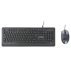 KIT EXCLUSIVE TASTIERA + MOUSE CON FILO - NERA MY541