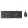 KIT EXCLUSIVE TASTIERA + MOUSE CON FILO - NERA MY541