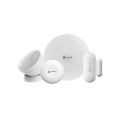 KIT ALLARME A3 - CENTRALINA SENSORE PIR APERTURACHIUSURA PULSANTE ZIGBEE EZVCSB1