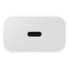 CARICA BATTERIA SAMSUNG 25W TYPE-C NO CAVO WHITE