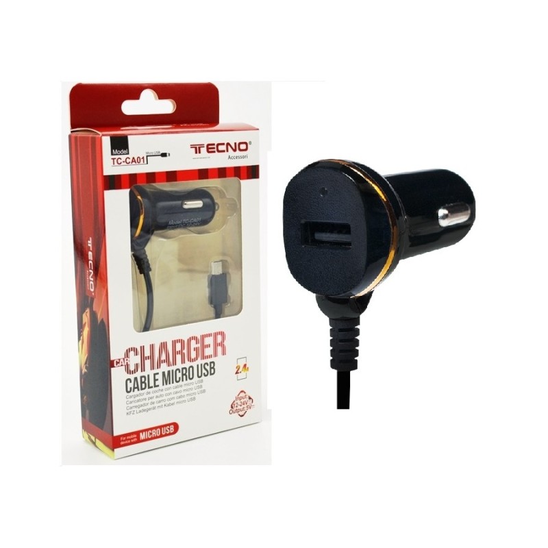 CARICATORE AUTO MICRO USB 24A TC-CA01