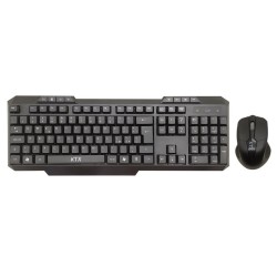 KIT TASTIERA E MOUSE KM-1105W WIRELESS NERA
