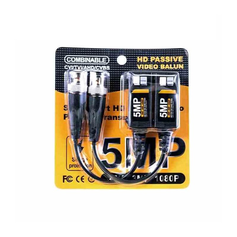 TRASMETTITORE VIDEO BALUN 1CH PASSIVO 5MP