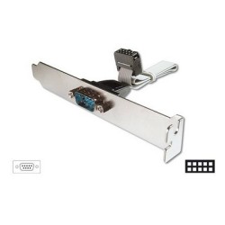 CAVO CON STAFFA METALLICA INTEST SERIALE RS232 AK575