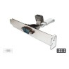CAVO CON STAFFA METALLICA INTEST SERIALE RS232 AK575