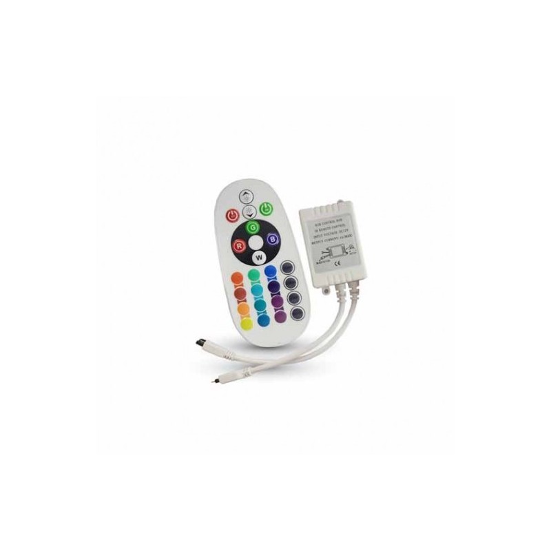 CONTROLLER INFRAROSSO IR VT-2472 PER STRISCIA LED STRIP RGB CON TELECOMANDO 24 TASTI 3625