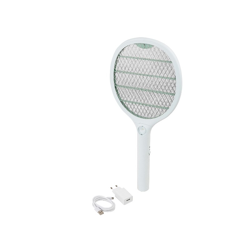 DISPOSITIVO RACCHETTA ANTI ZANZARA + ALIMENTATORE ZACKET ARZANSC02