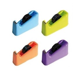 DISPENSER DA BANCO PER NASTRI ADESIVI 3366 MT - COLORI FLUO ASSORTITI