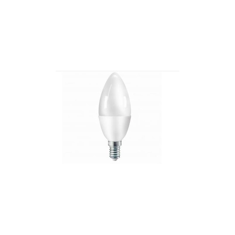 LAMPADA LED CANDELA C37 E14 55W LUCE NATURALE FLC37B6W65K14
