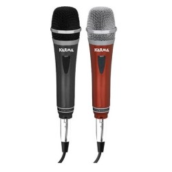 KIT MICROFONI DINAMICI NERO E ROSSO DM 522