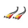 CAVO AUDIO E VIDEO 911 3SP RCA + 3SP RCA - 15MT