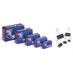 PINZE FERMAGLI IN ACCIAIO FERMACARTE 41MM CONF 12 MOLLE ITR5203C