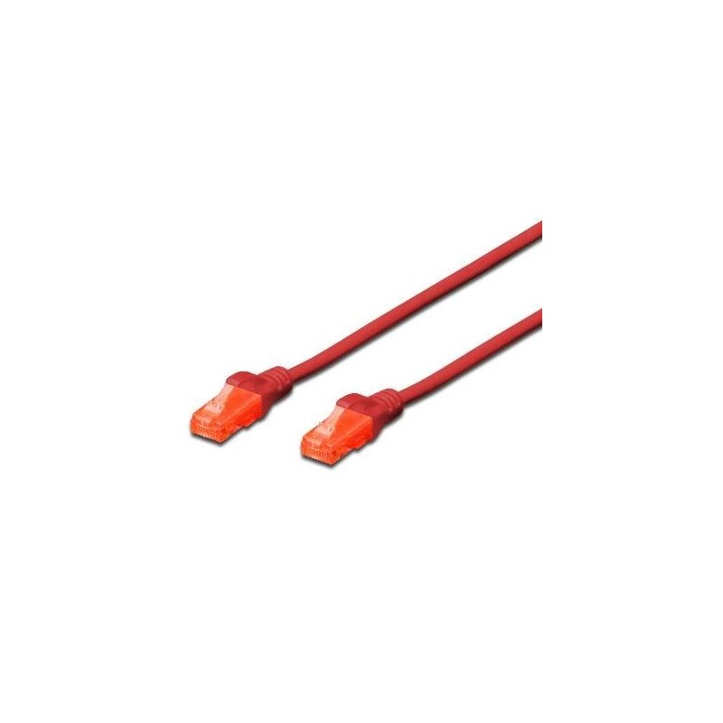 CAVO DI RETE DRITTO NON SCHERMATO CAT6E 5 MT ROSSO DK1617050R