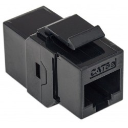 ACCOPPIATORE KEYSTONE JACK RJ45 CAT6E NERO NW-KU6P-BK