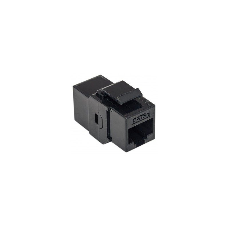 ACCOPPIATORE KEYSTONE JACK RJ45 CAT6E NERO NW-KU6P-BK