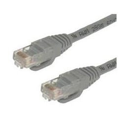 CAVO DI RETE DRITTO UTP CAT5E 1 MT CV-PU5CCP-010-GR