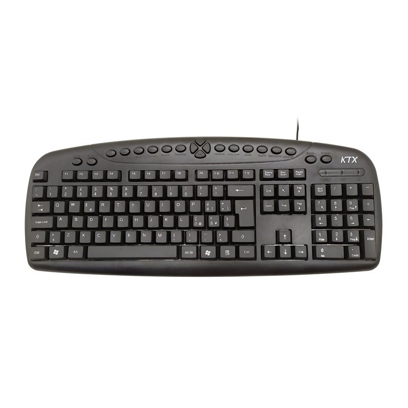 TASTIERA KB-3105U USB MULTIMEDIALE NERA