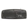TASTIERA KB-3105U USB MULTIMEDIALE NERA