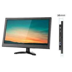 MONITOR 133 HD PER TELECAMERE DISPLAY LED HDMI-VGA-BNC-USB-AV