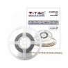 STRISCIA LED VT-2835-17 8500LM 12V STRIP 5MT 17WM BIANCO FREDDO 6400K IP20 212463