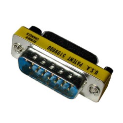 MINI ADATTATORE 15 POLI MASCHIOMASCHIO GENDER CHANGER LP140