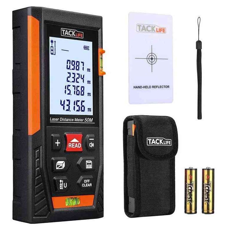 MISURATORE DI DISTANZA TELEMETRO LASER 40MT