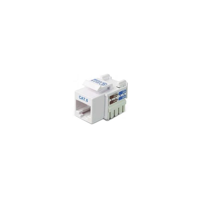 FRUTTO KEYSTONE JACK RJ45 UTP CAT6 BIANCO NW-KU6I-WH
