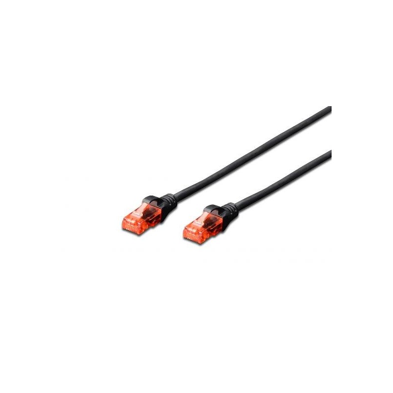CAVO DI RETE DRITTO NON SCHERMATO CAT6E 2 MT NERO DK1614020BL