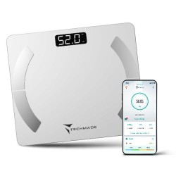 BILANCIA PESAPERSONE SMART DIGITALE ELETTRONICA - BIANCA TM-SCALE-WH