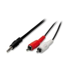 ADATTATORE CAVO AUDIO SPINA JACK 35 STEREO + 2 SPINE RCA 15 204