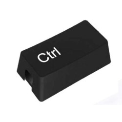 SCATOLA NASCONDI E ORGANIZZA CAVI - TASTO CTRL - NERA