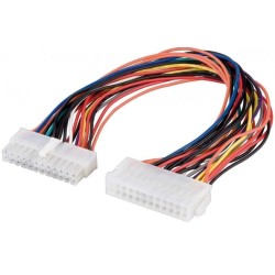 CAVO PROLUNGA ALIMENTAZIONE 24PIN PER SCHEDA MADRE - 30CM CC-180202-003-N-B