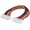 CAVO PROLUNGA ALIMENTAZIONE 24PIN PER SCHEDA MADRE - 30CM CC-180202-003-N-B