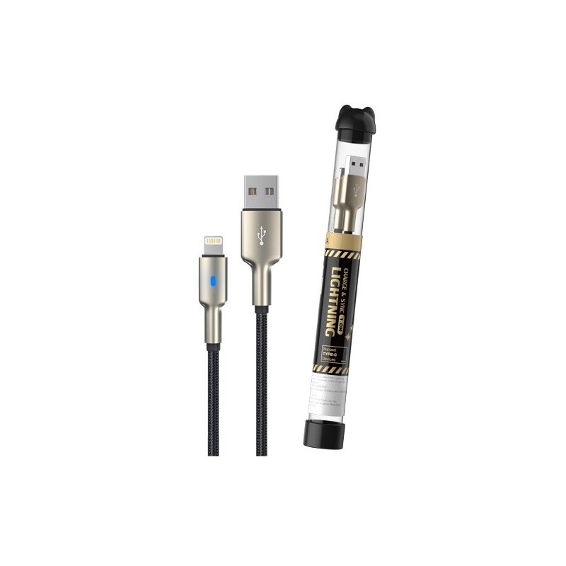 CAVO DATI USB A - LIGHTNING CON ESPOSITORE DEBFZAUL102