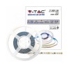 STRISCIA LED VT-2835 137LMM 24V STRIP 5MT 8WMT BIANCO FREDDO 6500K IP20 212595