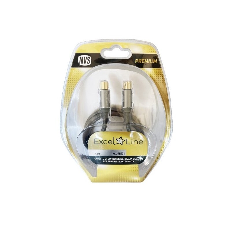 CAVO DI ANTENNA SPINASPINA GOLD IEC 95 MM - 3MT XCLANT03