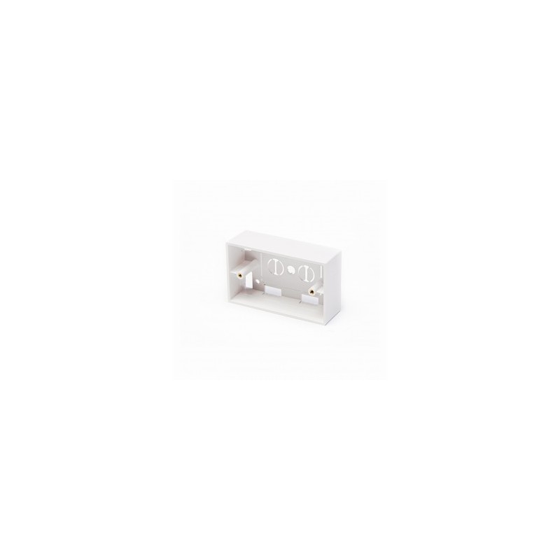 BOX IN PLASTICA 503 PER PLACCHE A MURO - BIANCO NW-BOX503-WH
