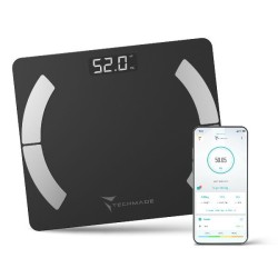 BILANCIA PESAPERSONE SMART DIGITALE ELETTRONICA - NERA TM-SCALE-BK