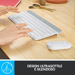 KIT MK470 TASTIERA + MOUSE NANO WIRELESS COMBO BIANCO 920-009197
