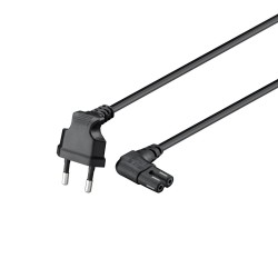 CAVO ALIMENTAZIONE EURO POWER PLUG 2 POLI M 90GR-C7F 90GR EC1917 18MT