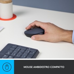 TASTIERA MK235 LOG WIRELESS+MOUSE GRIGIO WIRELESS