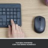 TASTIERA MK235 LOG WIRELESS+MOUSE GRIGIO WIRELESS