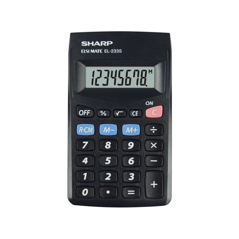 CALCOLATRICE SH-EL-233S NERO